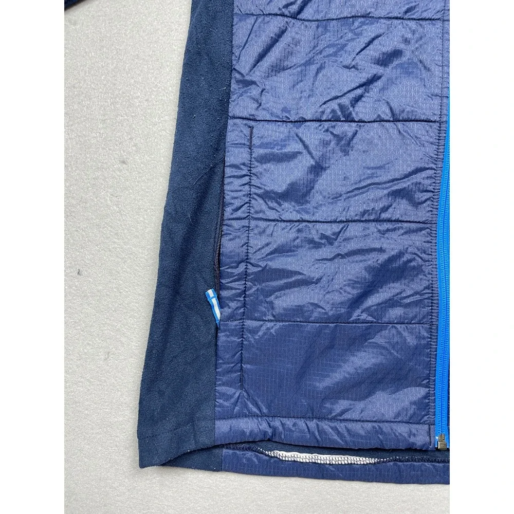 Columbia Hybrid Jacket Polyester Nylon Navy Blue XL (18/20) Youth Boys